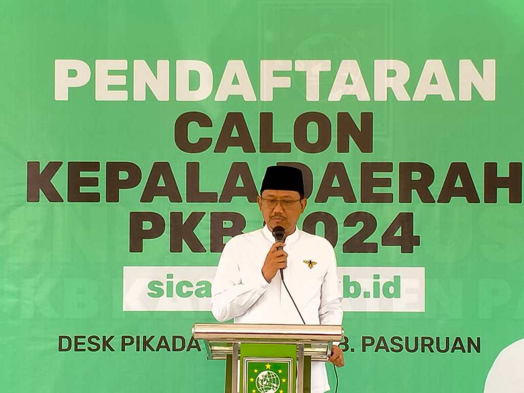 Rombongan Fraksi PKB DPRD kabupaten Pasuruan Antarkan Mas Dion Mendaftar Cabup Ke DPC&nbsp;PKB