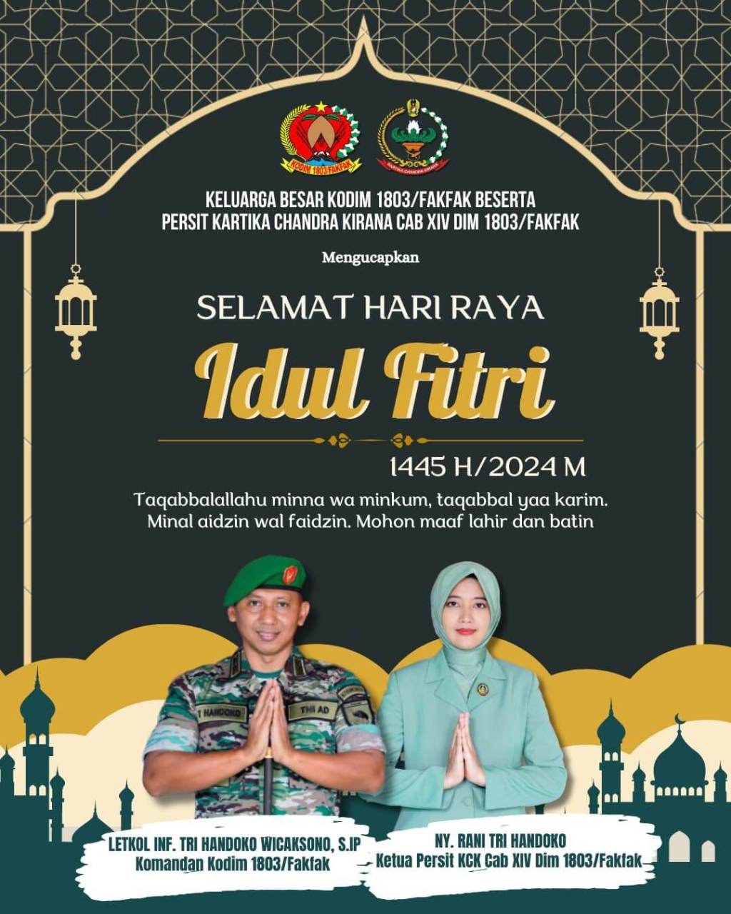 Bertemu Wartawan, Dandim 1803/Fakfak Mari Sama – Sama Ciptakan Situasi Aman