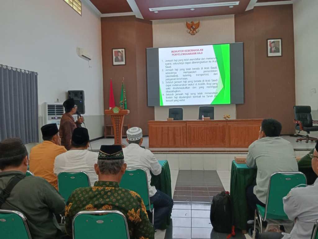 Kemenag Banyuwangi Gelar Pemantapan Kepada Ketua Regu dan Ketua Rombongan Ibadah Haji&nbsp;2024