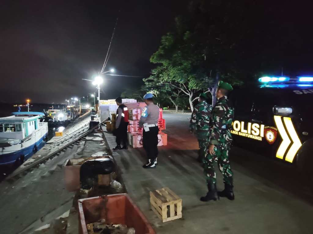 Sinergi Koramil 0825/01 Banyuwangi Dan Polsek Tingkatkan Patroli Dalam Jaga Kondusifitas&nbsp;Wilayah