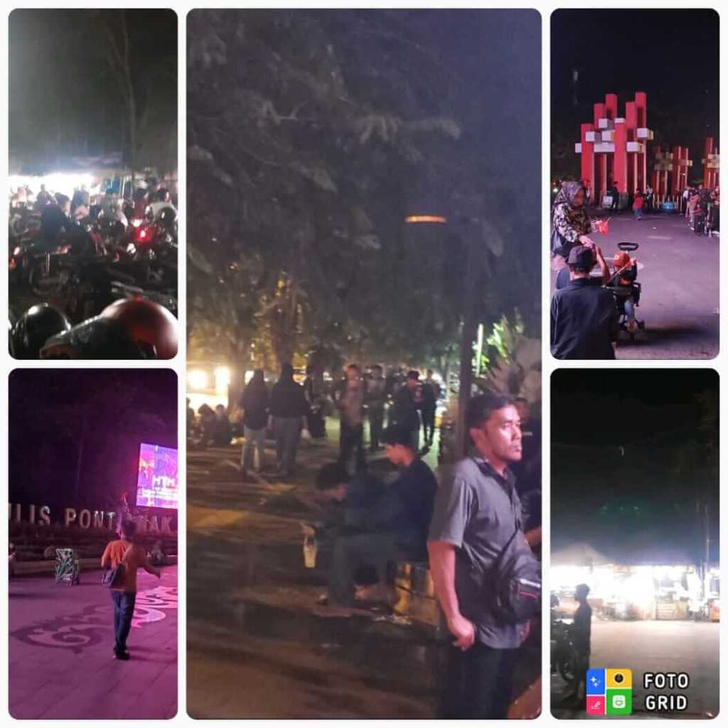 **Berita: Kawasan Universitas Tanjungpura Menjadi Pusat Keramaian dan Jajanan di Malam Minggu**