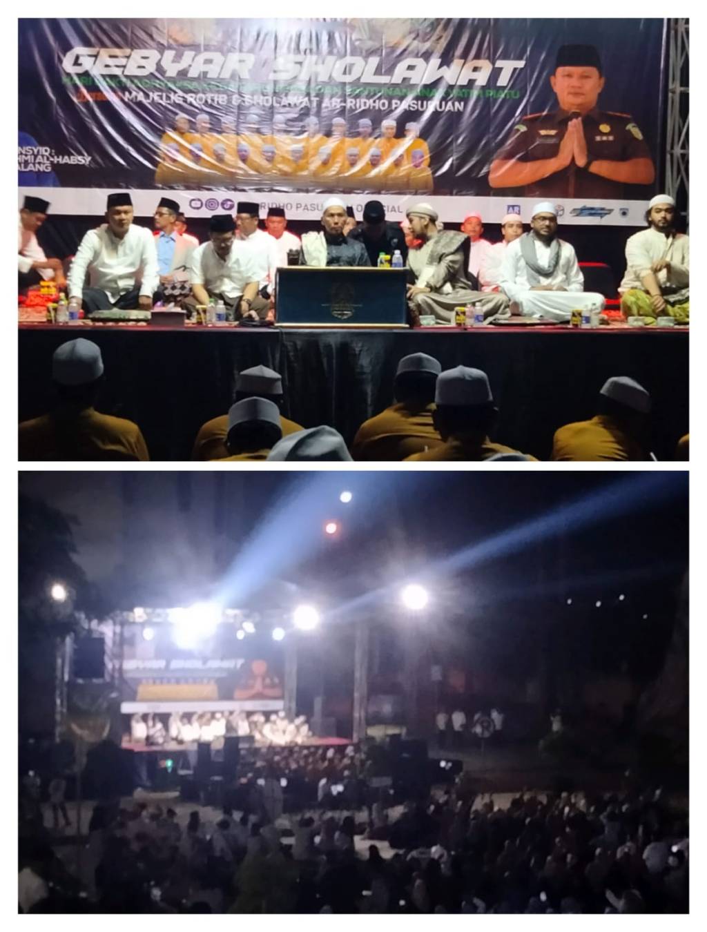 Kejari Bangil Gelar Gebyar Sholawat dan Santunan Anak Yatim Piatu, di Hari Adyaksa Ke 64 di Perkantoran Raci Pasuruan