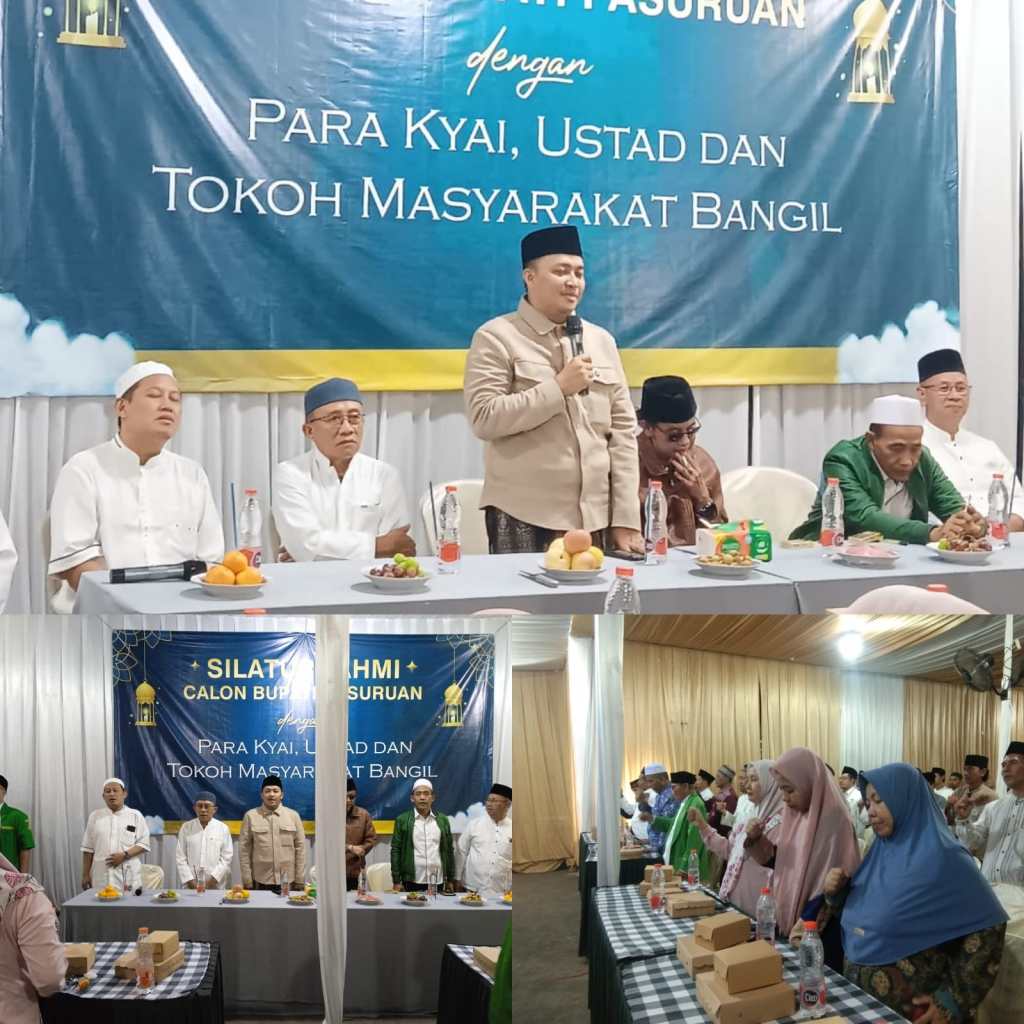 Calon Bupati Kabupaten Pasuruan Tahun 2024 H. Rusdi Sutejo Dari Partai Gerindra Menjalin Silaturahmi Dengan Para Kyai , Ustadz Dan Tokoh Masyarakat Bangil