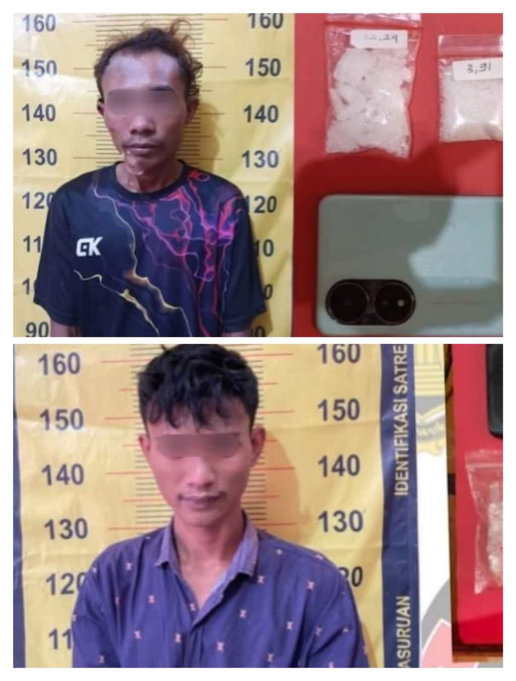 Dua Tersangka Jaringan Pengedar Narkoba Di Tangkap Satresnarkoba Polres Pasuruan