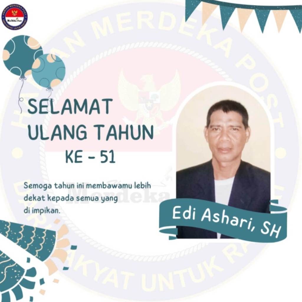 ** Ucapan Selamat Ulang Tahun dari Tim Redaksi kepada Kaperwil Kalimantan Barat Bapak Edi Ashari,S.H&nbsp;**