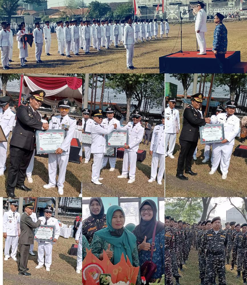 Upacara Bendera Peringatan HUT RI Ke 79 Di Kecamatan Gempol