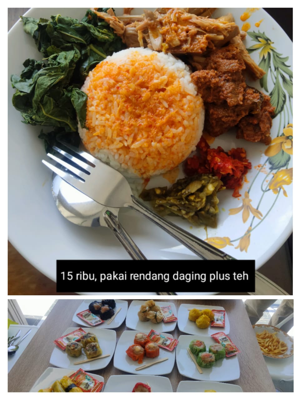 15000 DAPAT MAKANAN ALA PADANG RM RAJA DAUN DI OUTBOUND WISATA RAJA ARGO KEMANTREN PURWOSARI&nbsp;PASURUAN